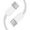 Tech-Protect C20W 2-poorts wandlader PD 20W QC 3.0 met USB-C-kabel, wit