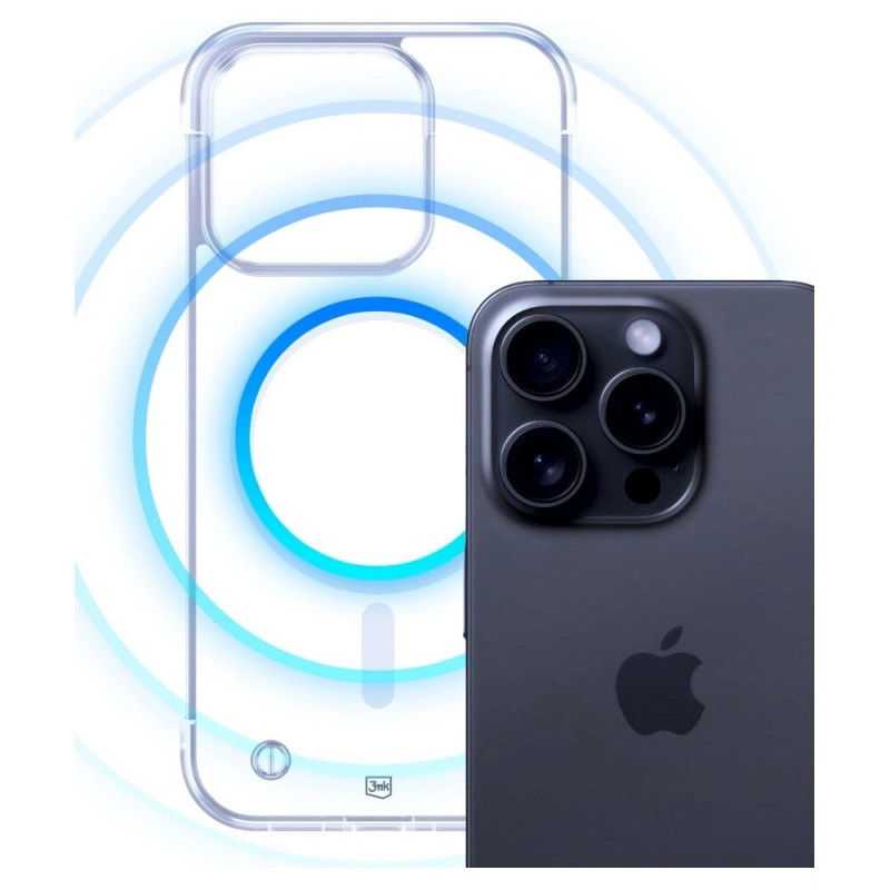 3mk Just20g MagCase Apple iPhone 15 Pro smartphonehoesje, transparant