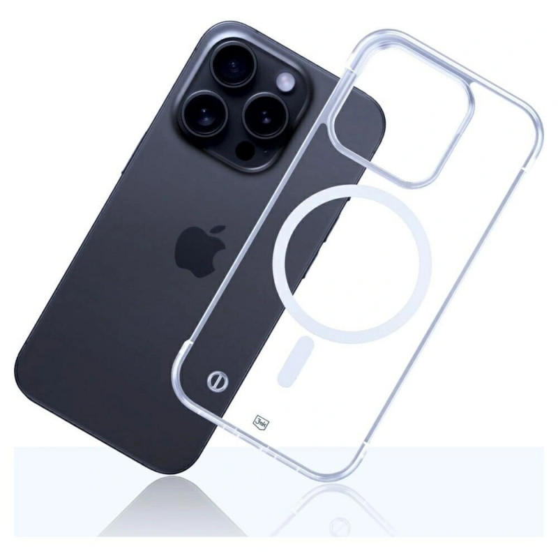 3mk Just20g MagCase Apple iPhone 15 Pro smartphonehoesje, transparant