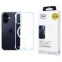 3mk Just20g MagCase Apple iPhone 16 smartphonehoesje, transparant