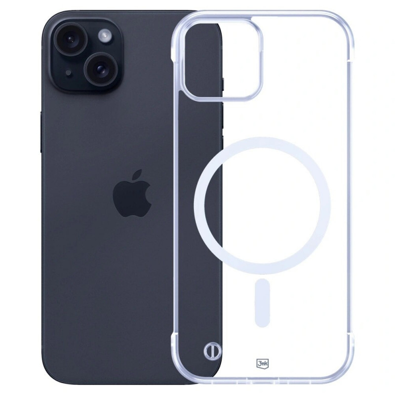 3mk Just20g MagCase Apple iPhone 15 Plus smartphonehoesje, transparant