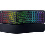 Razer Pro Type Ergo draadloos ergonomisch toetsenbord, gesplitste indeling, Bluetooth, USB-C, 5 macrotoetsen, RGB