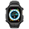 Spigen Rugged Armor Pro bandhoesje voor Apple Watch Ultra 1 / 2 / 3 49 mm, zwart