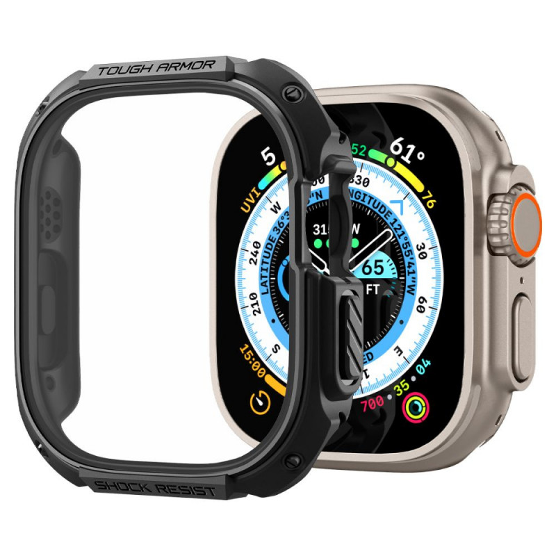Spigen Tough Armor-hoesje voor Apple Watch Ultra 49 mm, zwart