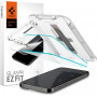 Spigen GLAS.tR EZ Fit gehard glas voor Apple iPhone 14 Pro, transparant (2 stuks)