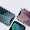 Spigen GLAS.tR EZ Fit gehard glas voor Apple iPhone 13 / 13 Pro / 14 / 16e / 17e, transparant