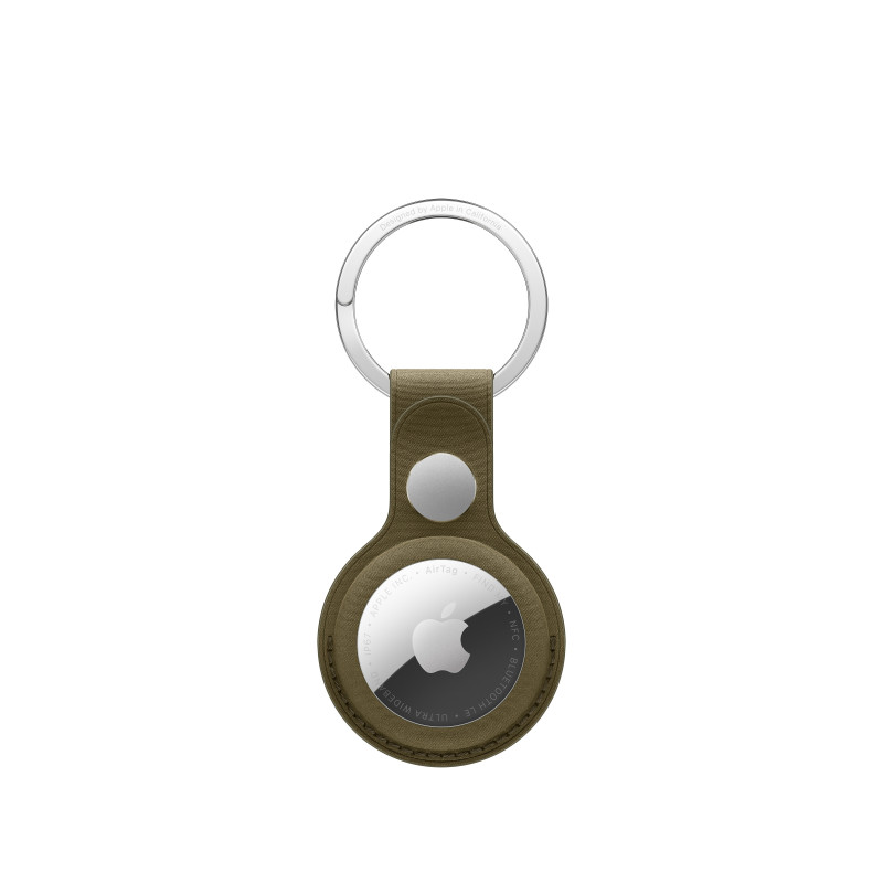 Apple AirTag FineWoven sleutelhanger, donkergroen