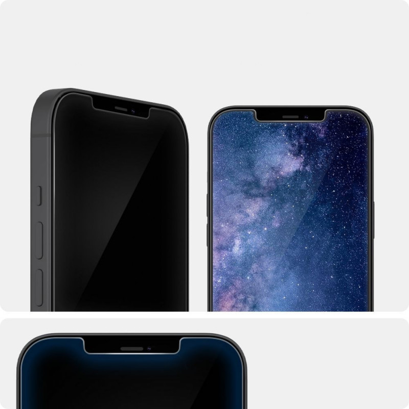Spigen GLAS.tR EZ Fit gehard glas voor Apple iPhone 12 / 12 Pro (2 stuks)