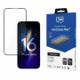 3MK HardGlass Max gehard glas Apple iPhone 16 Plus, zwart