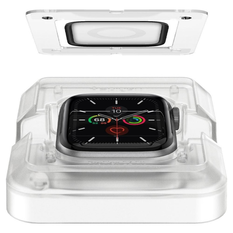Spigen ProFlex EZ Fit AFL01220 hybride glazen screenprotector voor Apple Watch 4/5/6/7/8/9/SE 44/45 mm