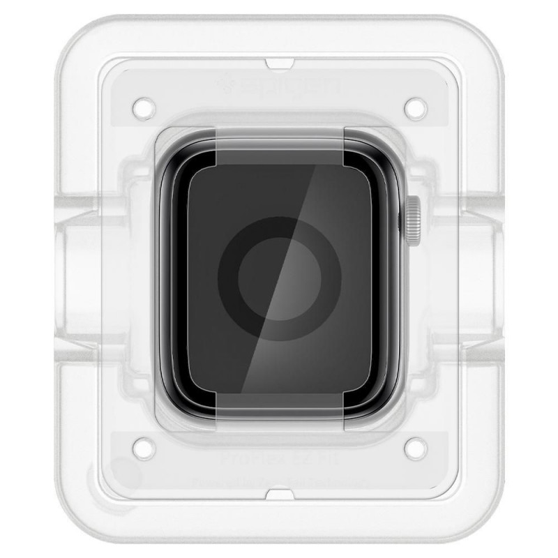 Spigen ProFlex EZ Fit AFL01220 hybride glazen screenprotector voor Apple Watch 4/5/6/7/8/9/SE 44/45 mm