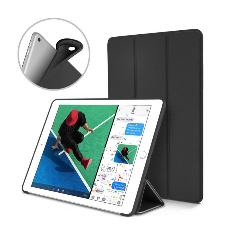 Tech-Protect Smartcase THP770BLK hoes voor Apple iPad 9.7 (2017/2018, 5e/6e gen.), zwart