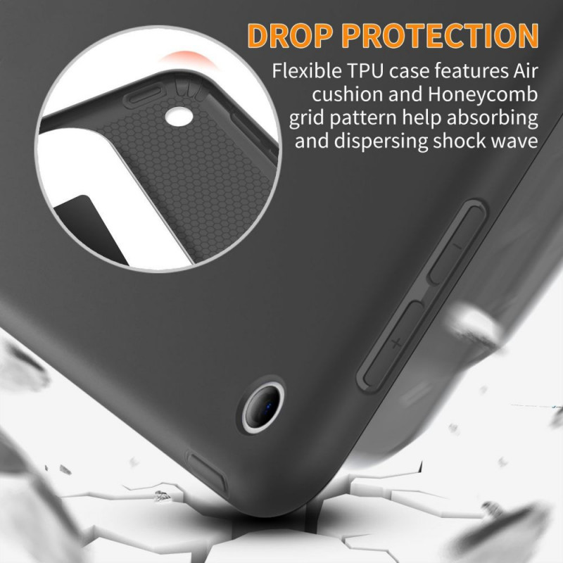 Tech-Protect Smartcase THP770BLK hoes voor Apple iPad 9.7 (2017/2018, 5e/6e gen.), zwart