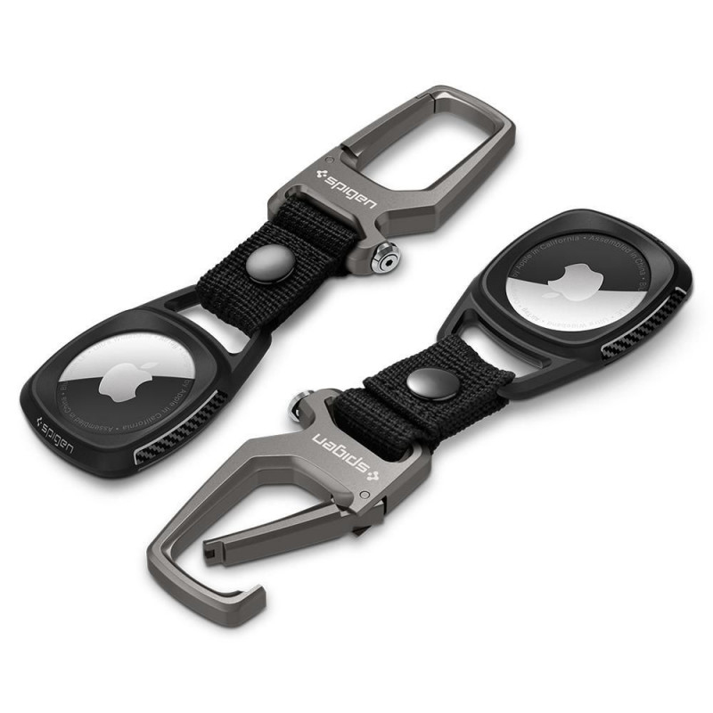 Spigen Ruwe Armor-hoesje voor Apple AirTag, mat zwart