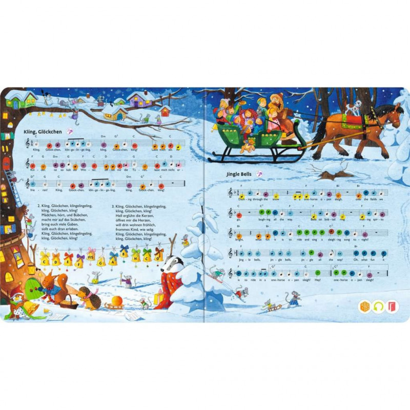 Ravensburger tiptoi Meine schönsten Weihnachtslieder, Duitse editie