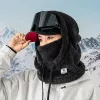 Qunature Arctic Velvet skibalaclava, maat M, zwart