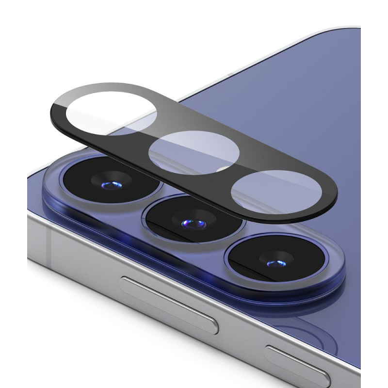 Ringke Camera Full Cover Samsung Galaxy S26 FE cameralensbeschermer, 9H gehard glas, zwart (2 stuks)