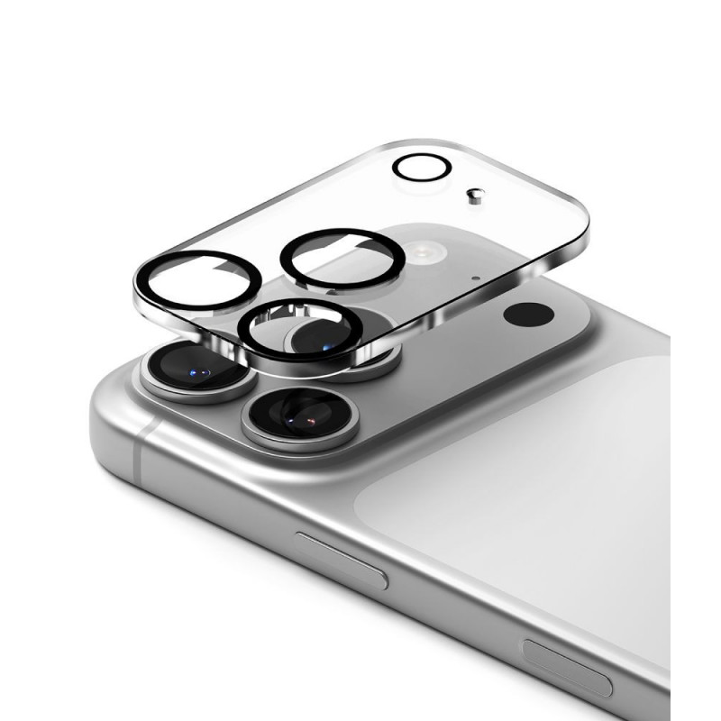 Ringke Camera Full Cover Apple iPhone 18 Pro cameralensbeschermer, 9H gehard glas, zwart (2 stuks)