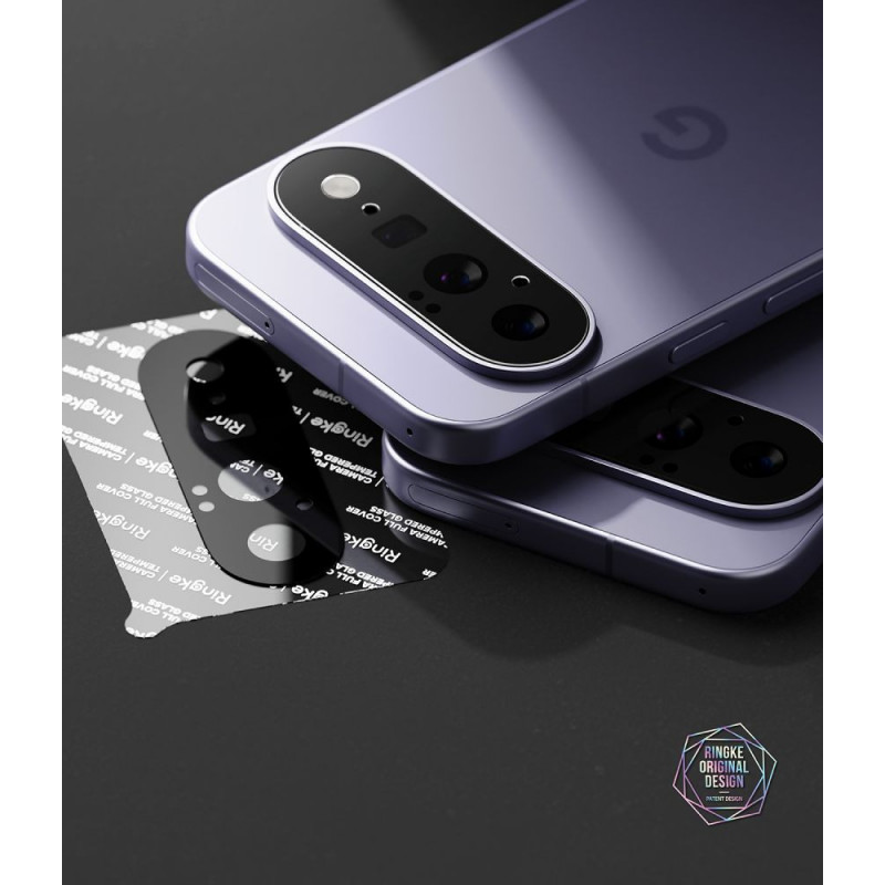 Ringke Camera Full Cover Google Pixel 11 cameralensbeschermer, 9H gehard glas, zwart (2 st.)
