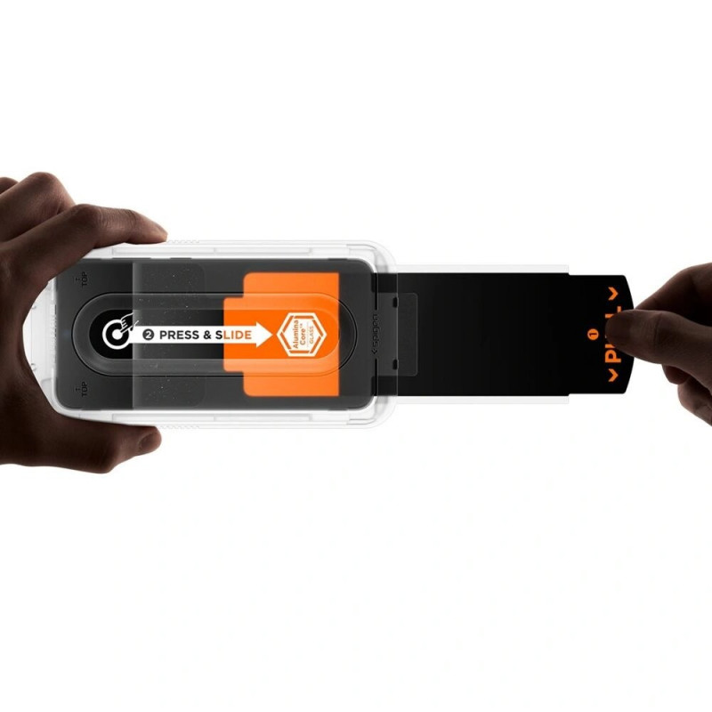 Spigen Glas.tR EZ Fit Pro gehard glas voor Samsung Galaxy S25 FE, transparant (2 st.)