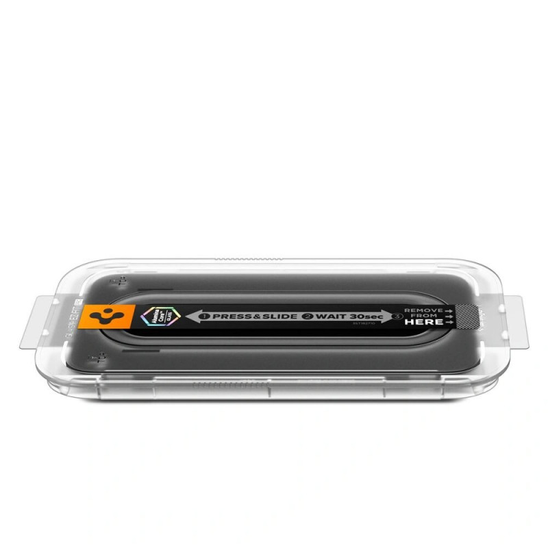 Spigen Glas.tR EZ Fit HD AGL10097 schermbeschermer voor Apple iPhone 17 Pro, transparant