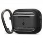 Spigen Rugged Armor ACS09822-hoesje voor Apple AirPods Pro 3, mat zwart