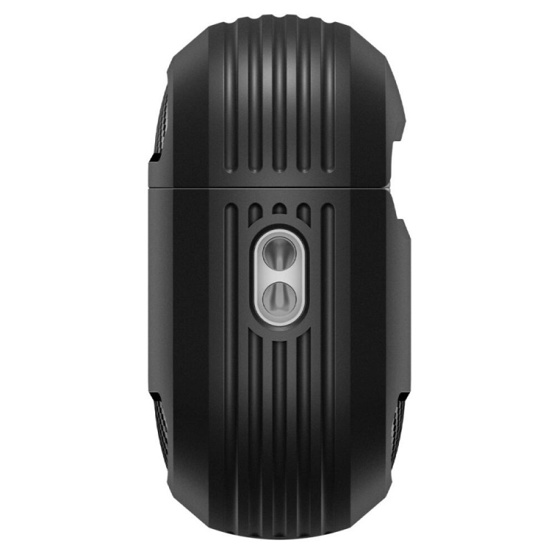 Spigen Rugged Armor ACS09822-hoesje voor Apple AirPods Pro 3, mat zwart