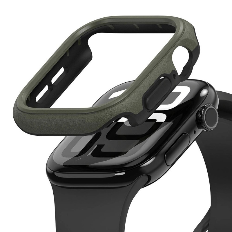 Ringke Onyx hoesje voor Apple Watch 10 / 11 46 mm, donkergroen