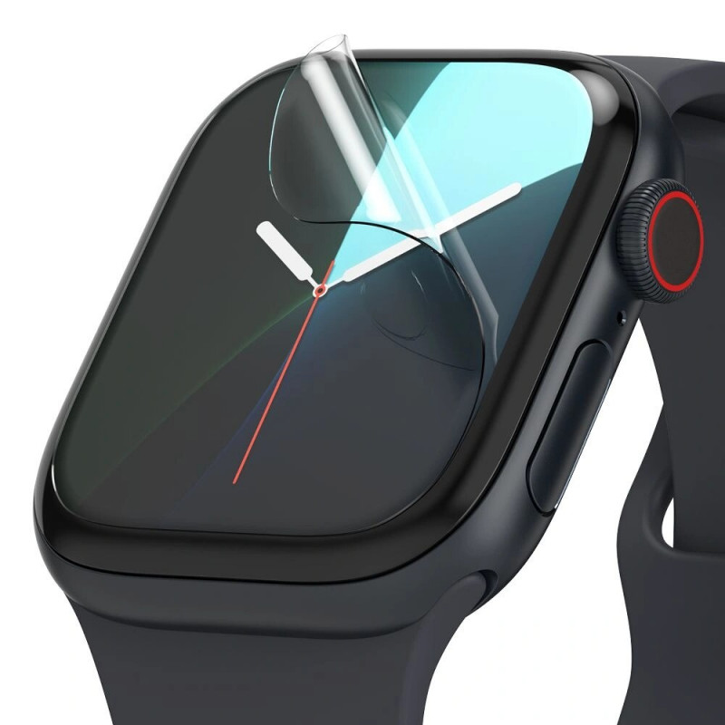 Ringke Dual Easy schermbeschermer voor Apple Watch 10 / 11 42 mm, transparant (3 stuks)
