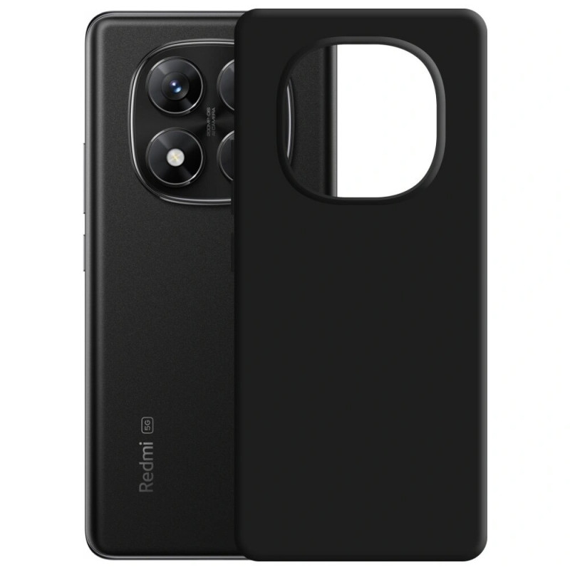 3MK Matt Case Pro voor Xiaomi Redmi Note 14 Pro 5G / Poco X7 5G, zwart