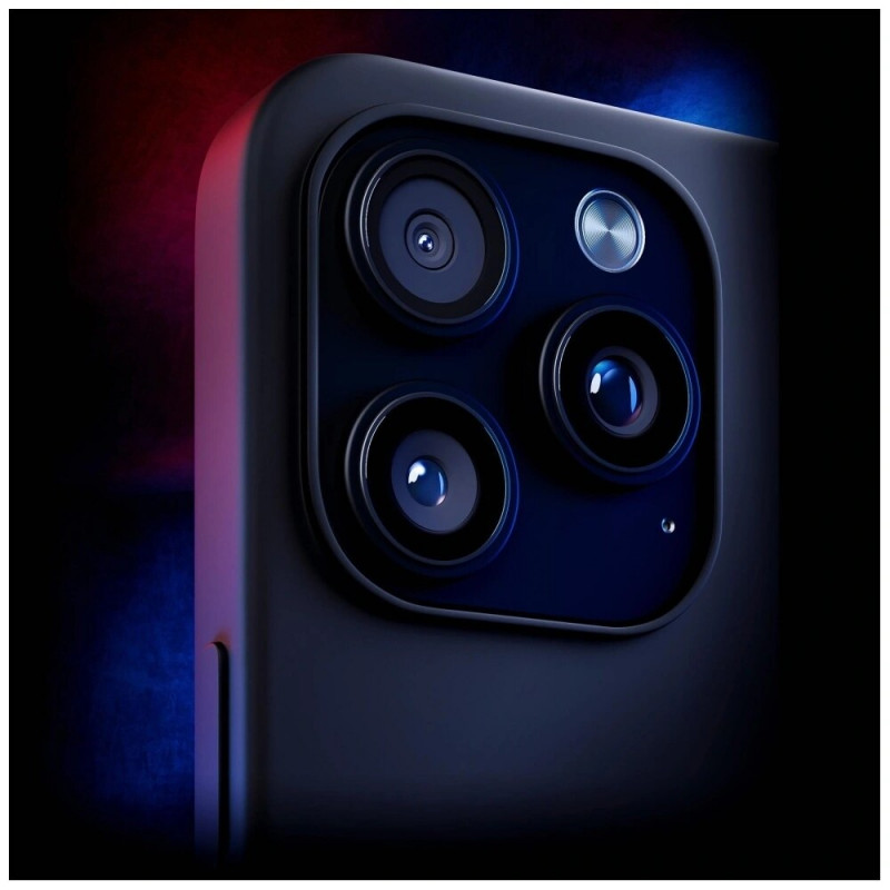 3MK Matt Case Pro voor Apple iPhone 16 Pro, zwart