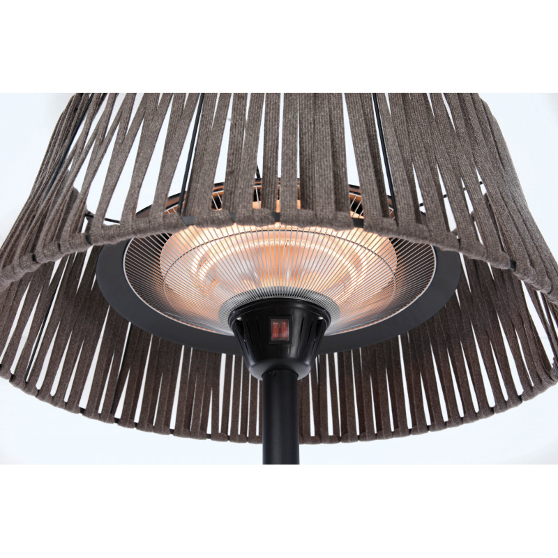 Sunred ARTIX M-SO BROWN Corda Bright staande infraroodverwarmer, 2100 W, bruin, IP44
