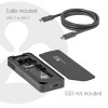 Club3D CAC-2510 M.2 NVMe SSD-behuizing met ventilator, USB4