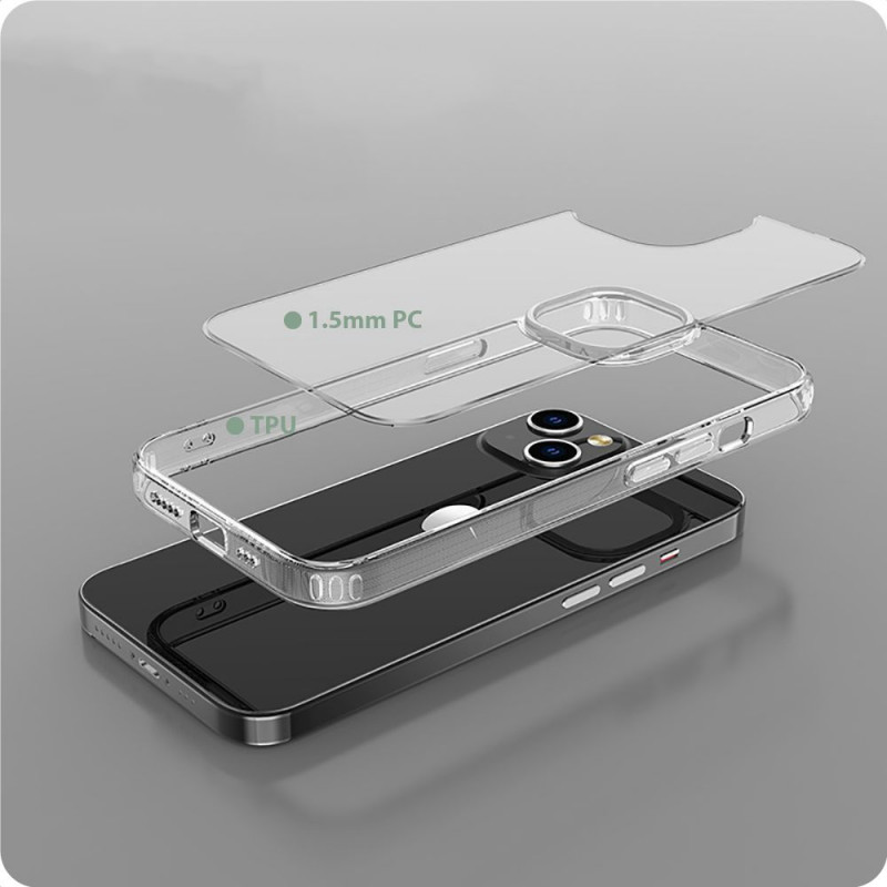 Tech-Protect Flexair Hybrid THP2312 hoesje voor Apple iPhone 15, transparant