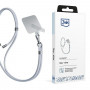 3MK EasyClip telefoonkoord, grijs / zilver