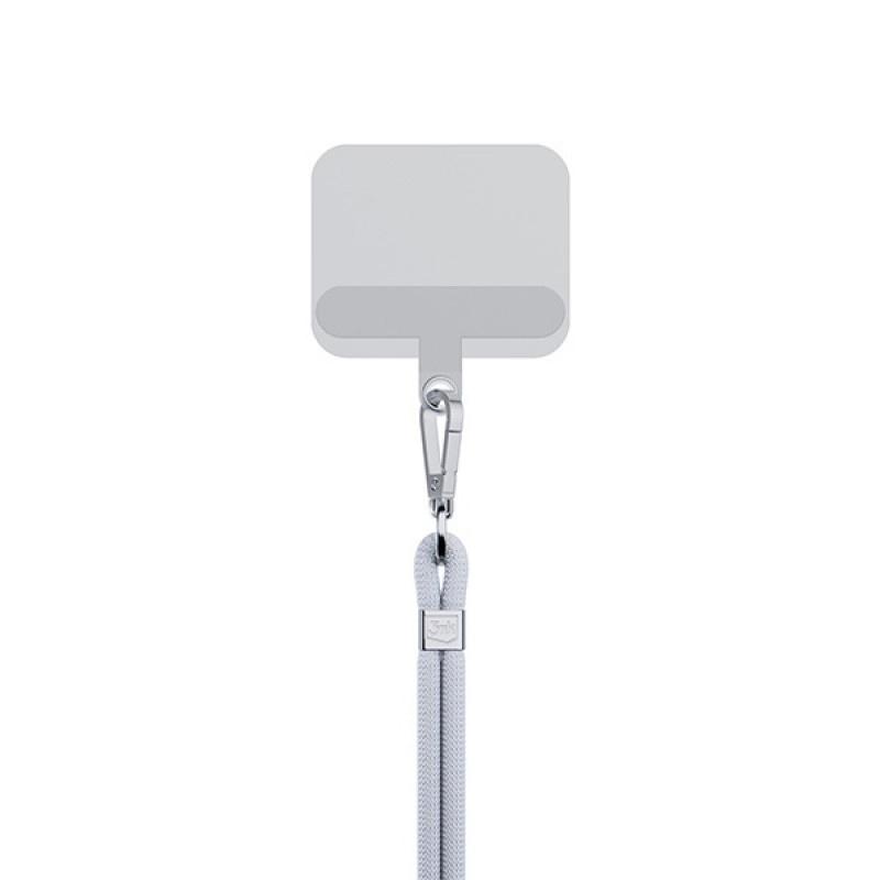 3MK EasyClip telefoonkoord, grijs / zilver