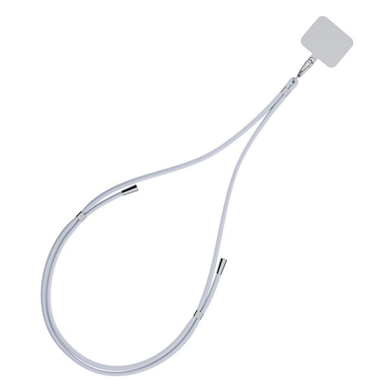 3MK EasyClip telefoonkoord, grijs / zilver