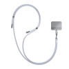 3MK EasyClip telefoonkoord, grijs / zilver