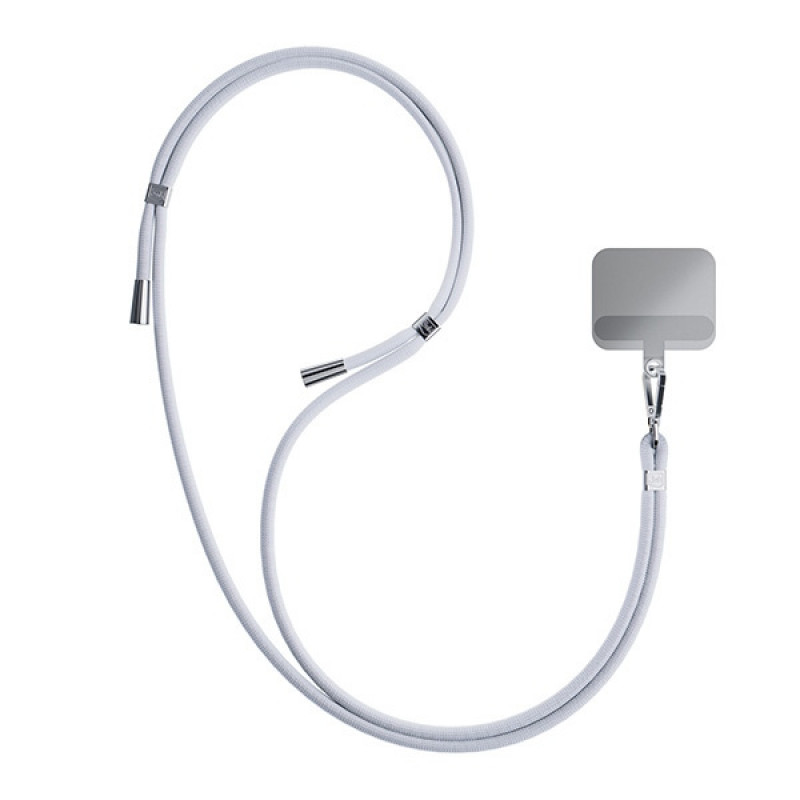 3MK EasyClip telefoonkoord, grijs / zilver