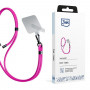 3MK EasyClip telefoonkoord, roze / zwart