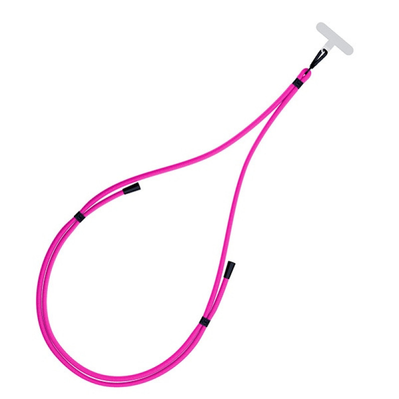 3MK EasyClip telefoonkoord, roze / zwart