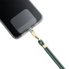 3MK EasyClip telefoonkoord, donkergroen / goud