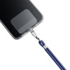 3MK EasyClip telefoonkoord, donkerblauw / zilver
