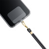3MK EasyClip telefoonkoord, zwart / goud