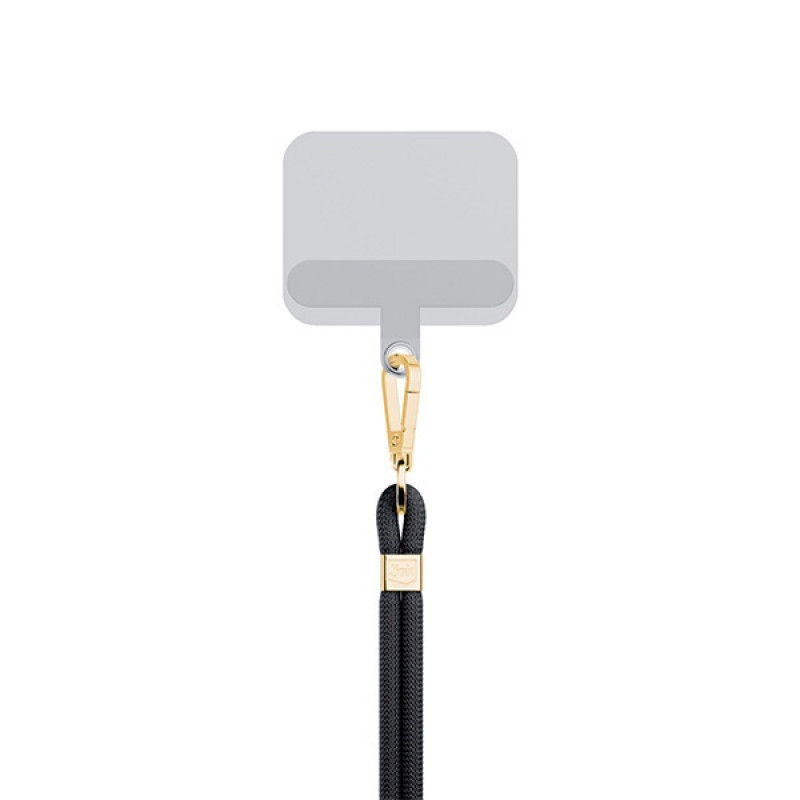 3MK EasyClip telefoonkoord, zwart / goud
