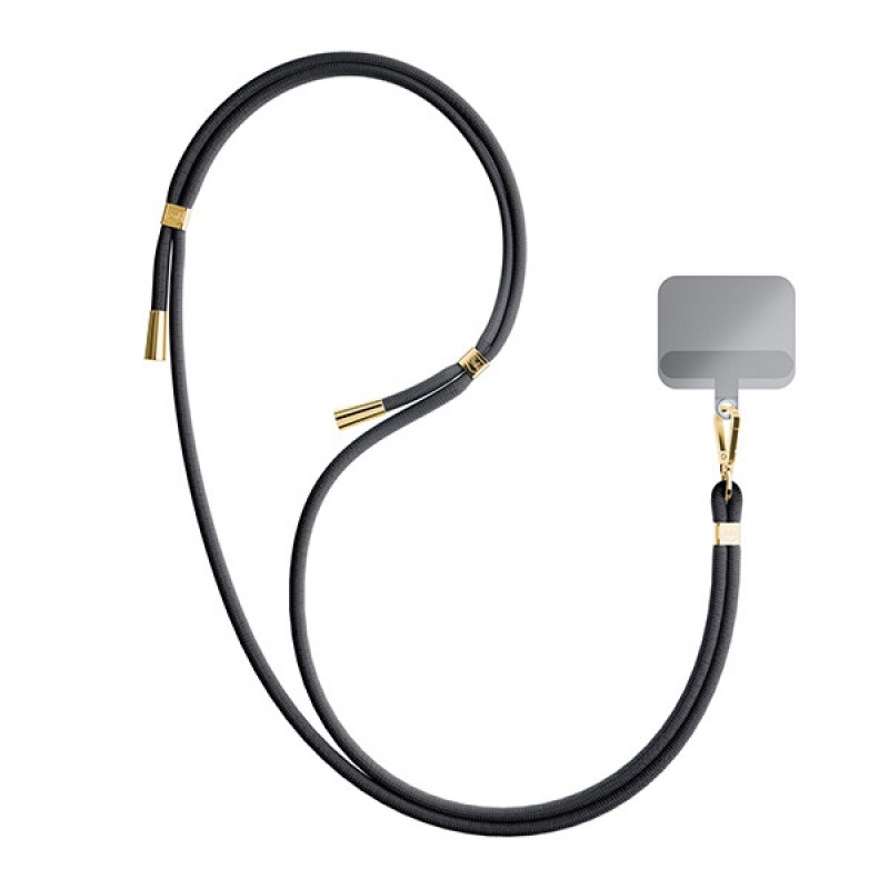3MK EasyClip telefoonkoord, zwart / goud