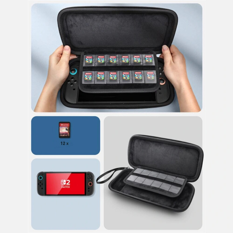 Supcase Carrying Mini-draagtas voor Nintendo Switch 2, zwart