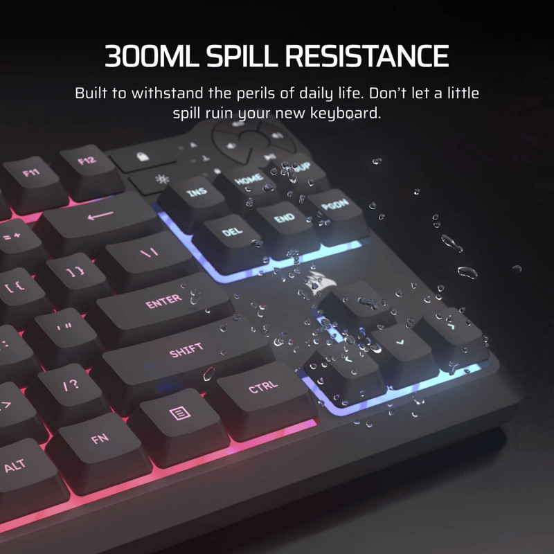 Corsair K55 CORE TKL RGB gamingtoetsenbord