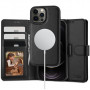 Tech-Protect Wallet MagSafe-hoesje voor Apple iPhone 12/12 Pro, zwart