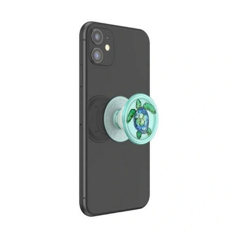 PopSockets PopGrip PlantCore Tortuga telefoongrip en standaard